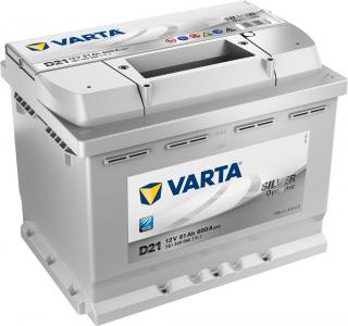 Autobatéria VARTA SILVER dynamic 12V 61Ah 600A D21  561400060