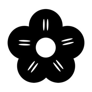Samolepka abstraktný kvet na auto a motorku, tuning nálepka (4894)