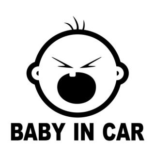 Samolepka Baby In Car na auto a motorku, tuning nálepka (5148)