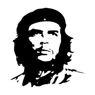 Samolepka Che Guevara na auto a motorku, tuning nálepka (3524)