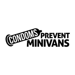 Samolepka Condoms Prevent Minivans na auto a motorku, tuning nálepka (1744)