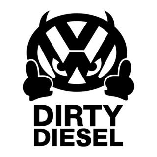 Samolepka Dirty Diesel na auto a motorku, tuning nálepka (1820)