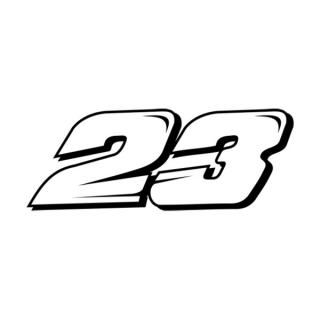 Samolepka logo 23 Marc Marquez na auto a motorku, tuning nálepka (6222)