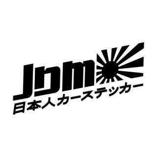 Samolepka logo JDM na auto a motorku, tuning nálepka (2823)