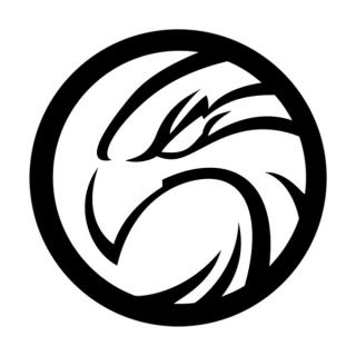 Samolepka logo vtáka na auto a motorku, tuning nálepka (3966)