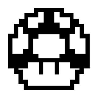 Samolepka Mario houba na auto a motorku, tuning nálepka (2808)