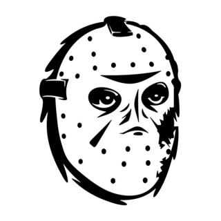 Samolepka maska Jason na auto a motorku, tuning nálepka (5368)