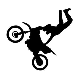 Samolepka motocross na auto a motorku, tuning nálepka (3358)