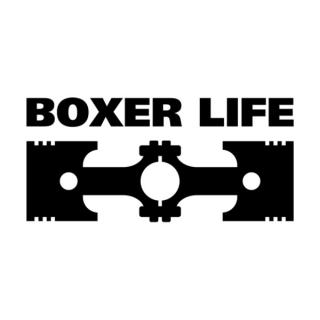 Samolepka nápis BOXER LIFE na auto a motorku, tuning nálepka (2636)