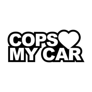 Samolepka nápis COPS na auto a motorku, tuning nálepka (2525)