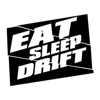 Samolepka nápis Eat Sleep Drift na auto a motorku, tuning nálepka (1700)