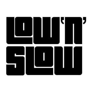 Samolepka nápis Low´n´Slow na auto a motorku, tuning nálepka (1716)