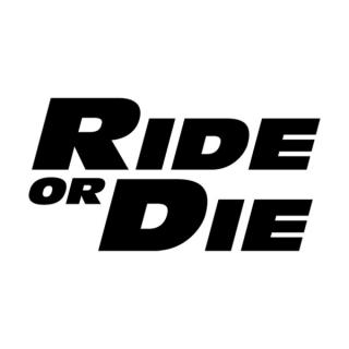 Samolepka nápis RIDE DIE na auto a motorku, tuning nálepka (6576)