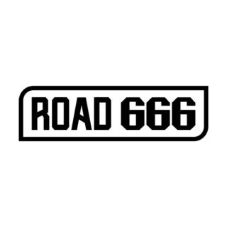 Samolepka nápis ROAD 666 na auto a motorku, tuning nálepka (2584)