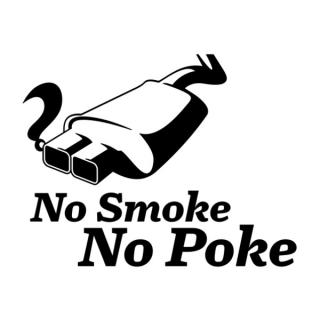 Samolepka no smoke no poke na auto a motorku, tuning nálepka (5373)