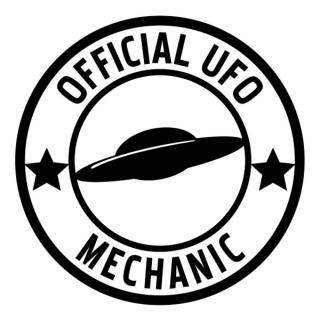 Samolepka Oficial UFO Mechanic na auto a motorku, tuning nálepka (5600)