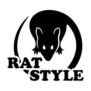 Samolepka Rat Style na auto a motorku, tuning nálepka (2181)