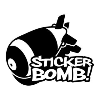 Samolepka Sticker Bomb na auto a motorku, tuning nálepka (5547)