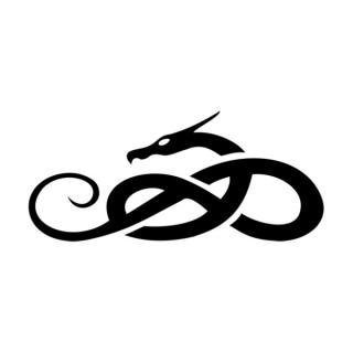 Samolepka tetovanie draka na auto a motorku, tuning nálepka (3244)