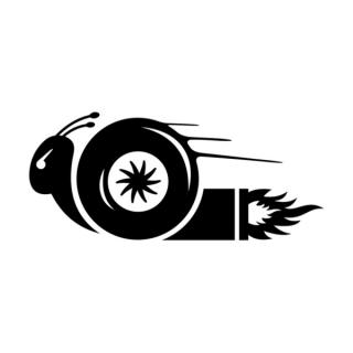 Samolepka turbo šnek na auto a motorku, tuning nálepka (2211)