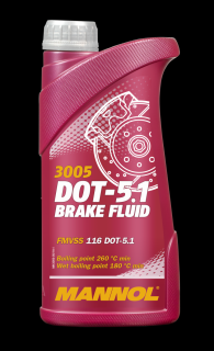 Mannol 3005 Brake Fluid DOT5.1 1L