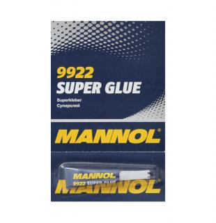 Mannol 9922 Super Glue Sekundové lepidlo 3g