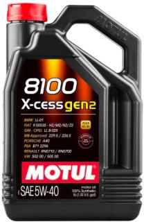 MOTUL 8100 X-cess gen2 5W-40 5L