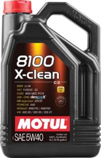 MOTUL 8100 X-clean 5W-40 5L