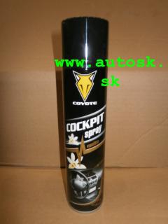 Cocpit spray Vanilka 400ml  (Spray na palubné dosky)