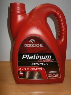 Olej Orlen 5W 40 4,5L (Orlen Oil Platinum Classic 5W40 4,5 L)