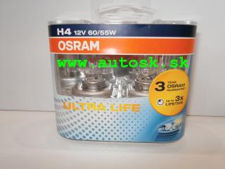 Sada žiaroviek Osram H4 60/55W 3 násobná životnosť (3 násobná životnosť)