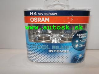 Sada žiaroviek Osram Intense H4 60/55W Blue (H4 modre-xenon efekt)