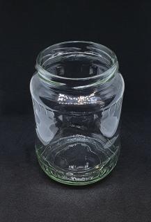 Fľaša na med 720 ml sklenená faceta