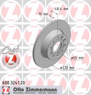 Brzdový kotúč ZIMMERMANN 600.3241.20