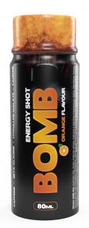 7NUTRITION Bomb Energy Shot 80 ml stimulační shot s kofeinem Varianta: Pomeranč
