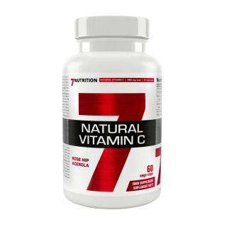 7NUTRITION Natural Vitamin C 60 Vege Caps Varianta: přírodní vitamín C z extraktu šípku a plodu aceroly