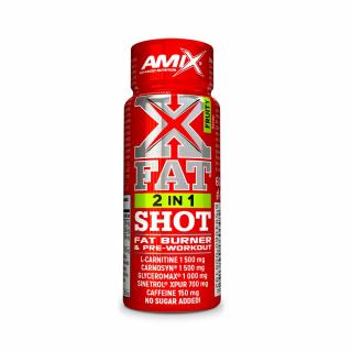 Amix XFat 2 in 1 Shot Množství: 20 x 60 ml, Příchuť: Fruity