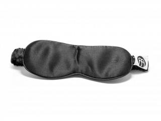 Anatomicky tvarovaná maska na spaní (černá) SATÉN