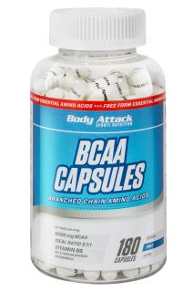 Body Attack BCAA 180 cps Varianta: větvené aminokyseliny BCAA 2:1:1