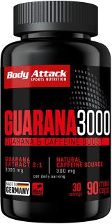 Body Attack Guarana 3000 90 kapslí