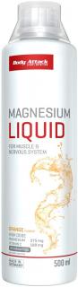 Body Attack Magnesium Liquid 500 ml hořčík s vitaminem C v tekuté formě Varianta: Pomeranč