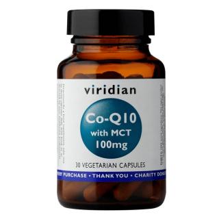 Co-enzym Q10 with MCT 100mg 30 kapslí (Koenzym Q10) - Viridian