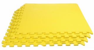 Colored Puzzle fitness podložka Barva: Žlutá