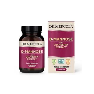 D-MANNOSE AND CRANBERRY EXTRACT, 500 MG, 60 KAPSLÍ - DR. MERCOLA