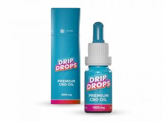 DripDrops Premium CBD Oil 1500 mg Varianta: CBD 15% konopné kapky prémiové kvality