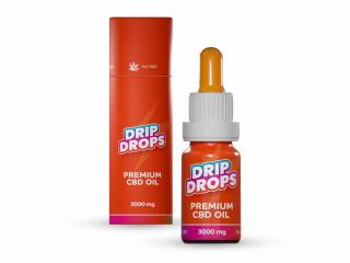 DripDrops Premium CBD Oil 3000 mg Varianta: CBD 30% konopné kapky prémiové kvality