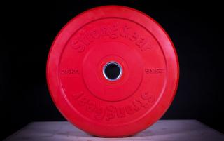 Farebné bumper kotúče Hmotnost: 25 kg - červená