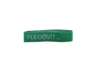 FLEXVIT MINI krátká posilovací guma Barva: Zelená - silná zátěž