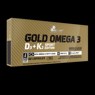 Olimp Gold Omega 3 D3+K2 Varianta: D3 a K2