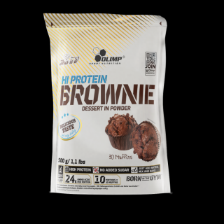 OLIMP Hi  Protein Brownie směs na výrobu muffinů chocolate Varianta: 500g